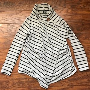 Bobeau from Nordstrom Gray Wrap Sweater